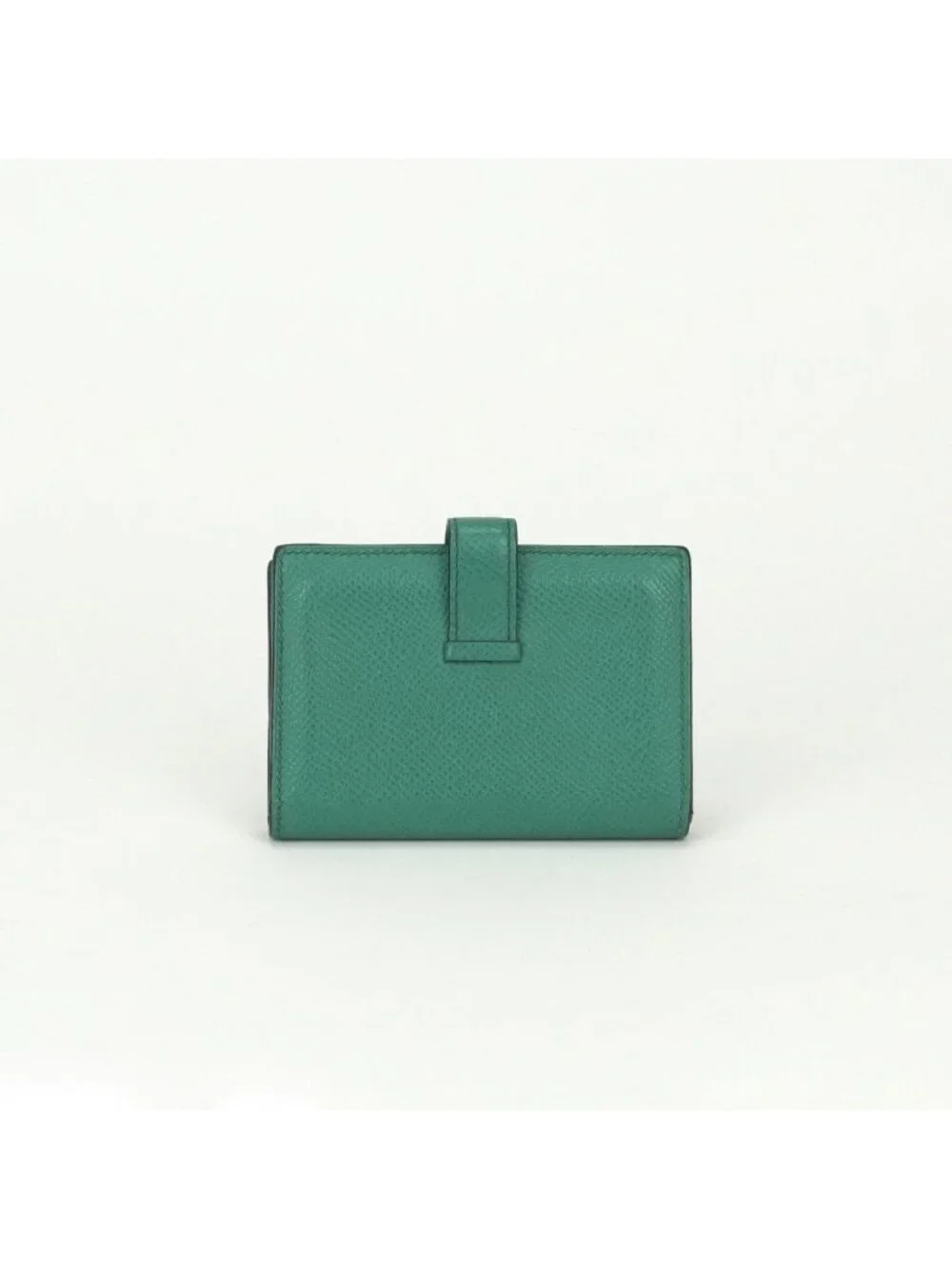 Hermes Bearn Mini Wallet with Coin Purse Bifold Mini Epsom Vert Vertigo Green